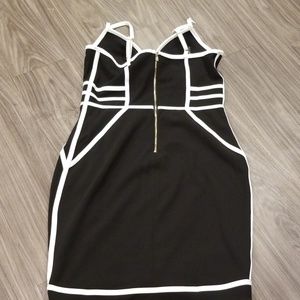 Forever 21 Dresses - Black and white cage dress Forever 21 Dresses - Black and white cage dress